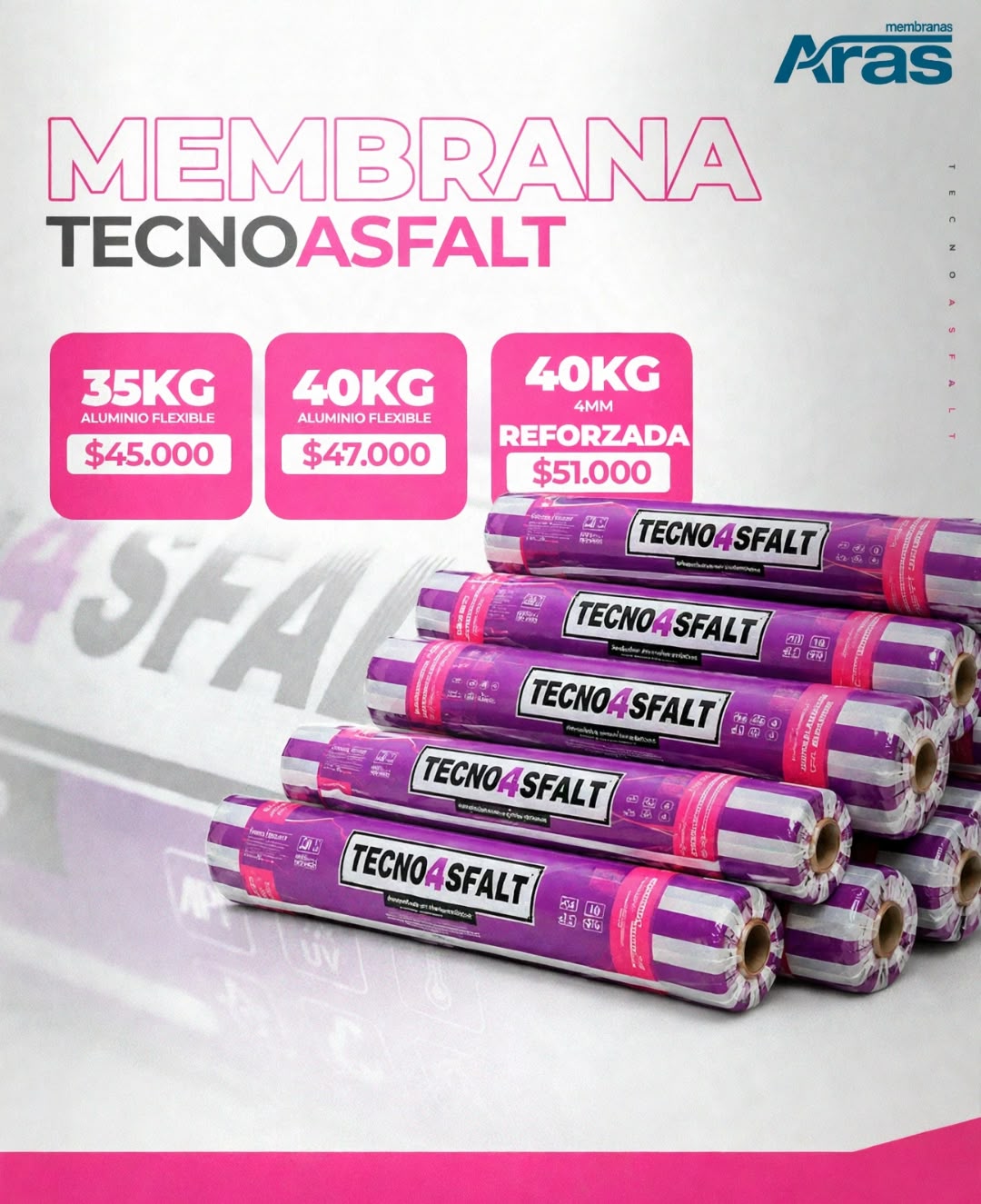 Membrana Asfáltica Tecnoasfalt